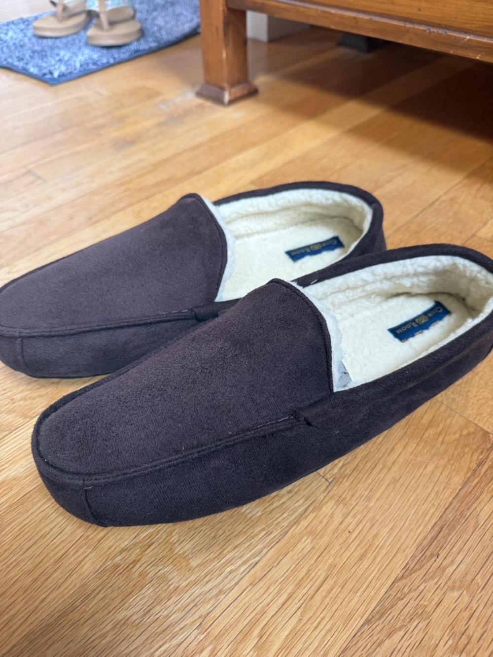 ☀️3/$15 NEW Club Room Moccasin Slippers 13 - Picture 3 of 5